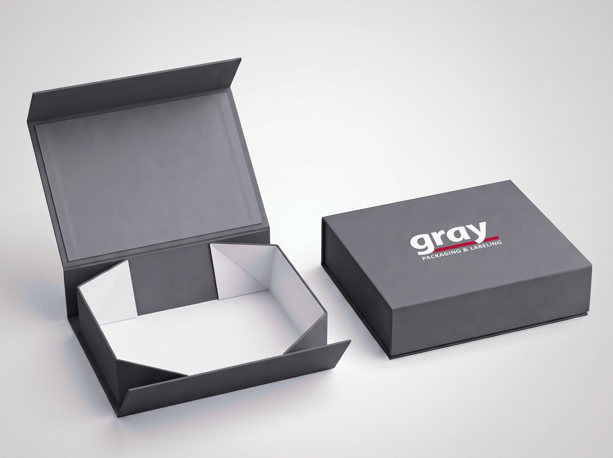 Collapsible magnetic box